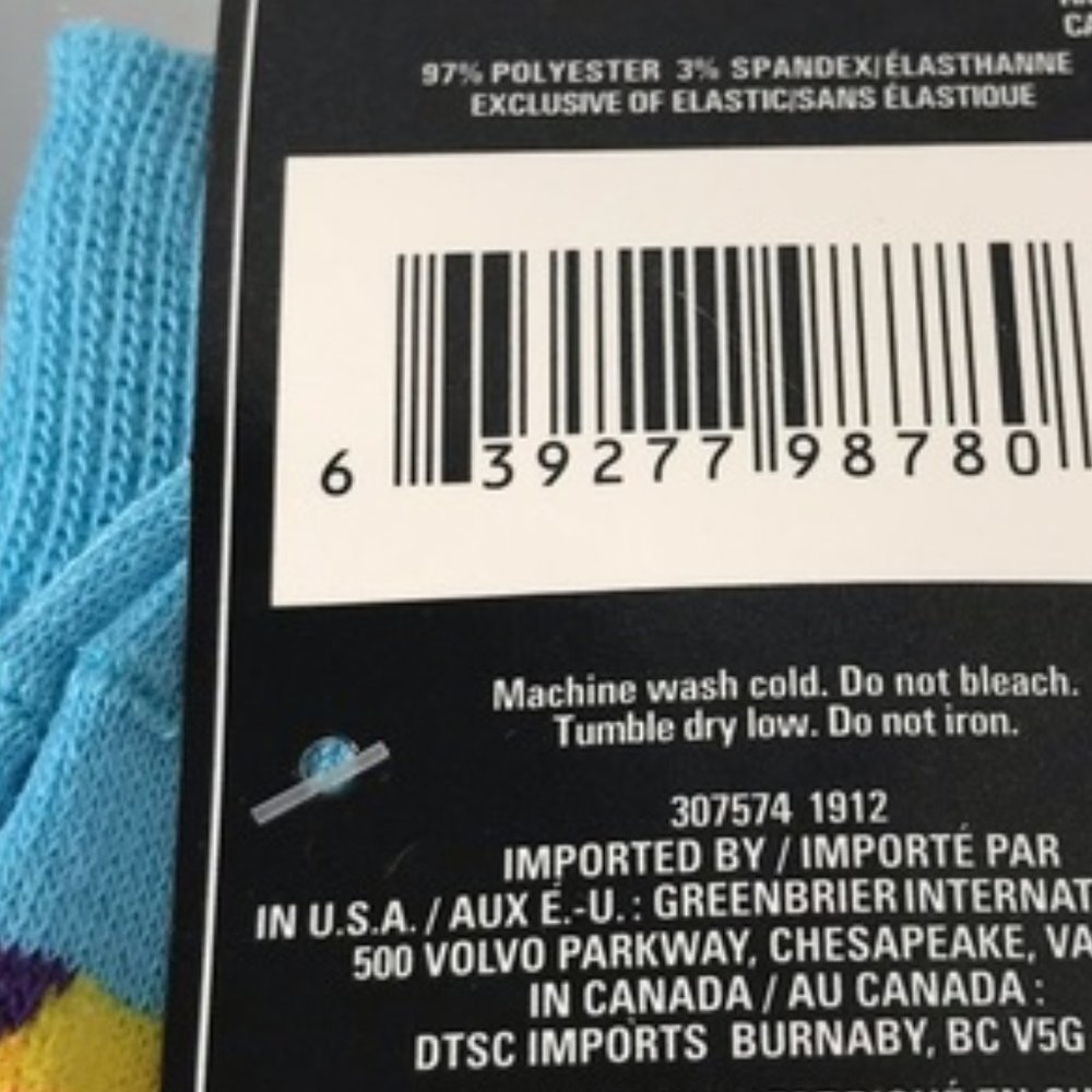 *3/$15* Mens Fun Donut Socks - Picture 3 of 4